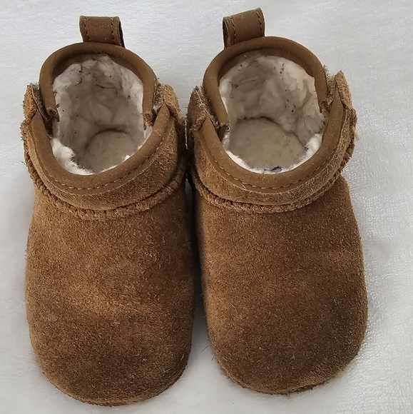 UGG Brown Baby Walker Shoes - Picture 1 of 5